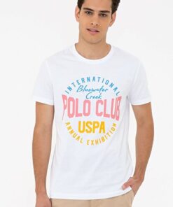 US Polo Assn Beyaz Erkek T-Shirt